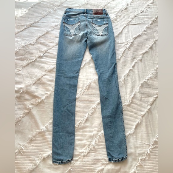 One X Oneteaspoon Patchwork Distressed Jeans Size 24 - Picture 4 of 7